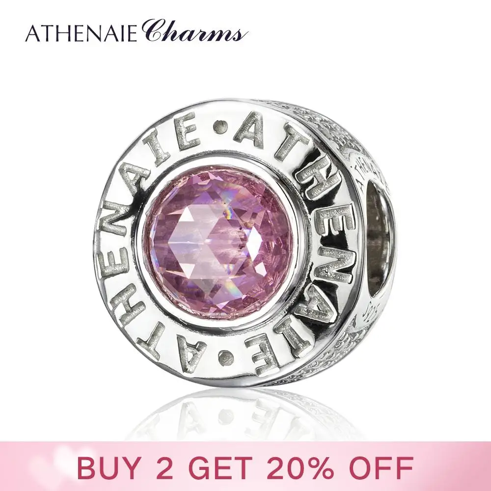 Женский браслет и ожерелье ATHENAIE из стерлингового серебра 925 пробы с фианитами