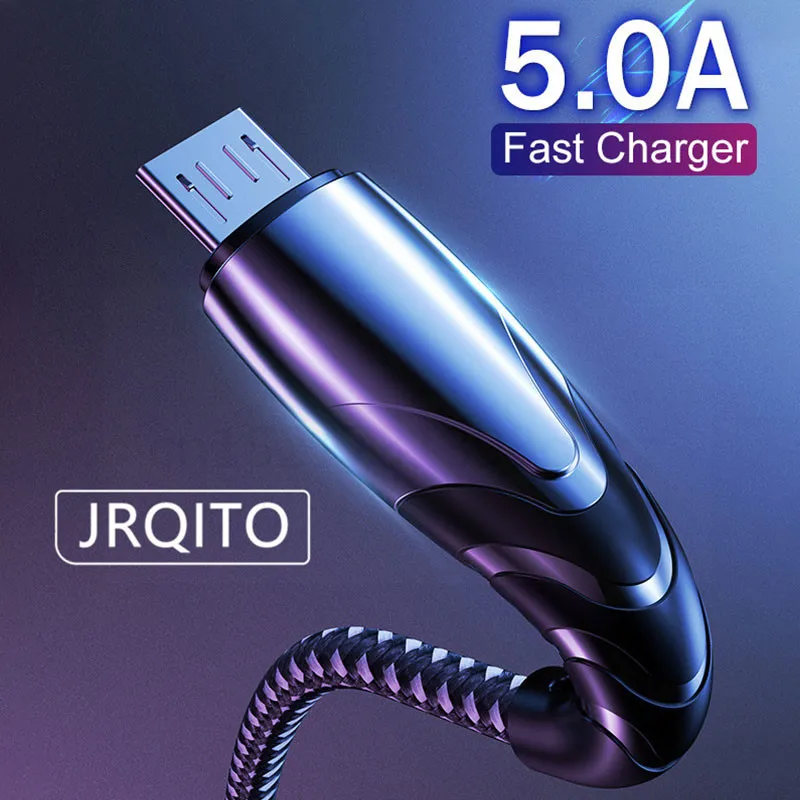 Кабель USB Type-C 5A Micro для быстрой зарядки мобильный телефон Android зарядное устройство