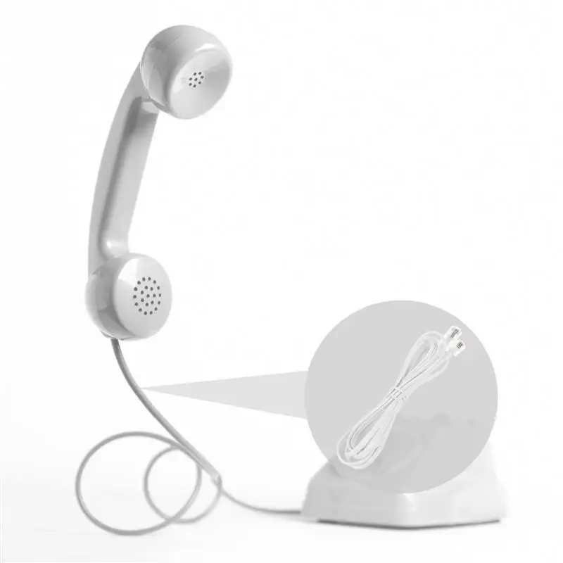 RJ11 6P4C разъем провода телефонной линии Heavy Duty Медь сатин 4 проводник телефонный