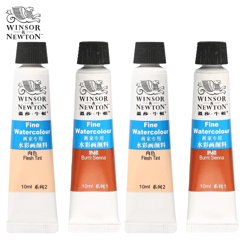 Winsor & Newton 10 мл цвет кожи воды краска трубка Студенческая Акварельная Aquarelle для