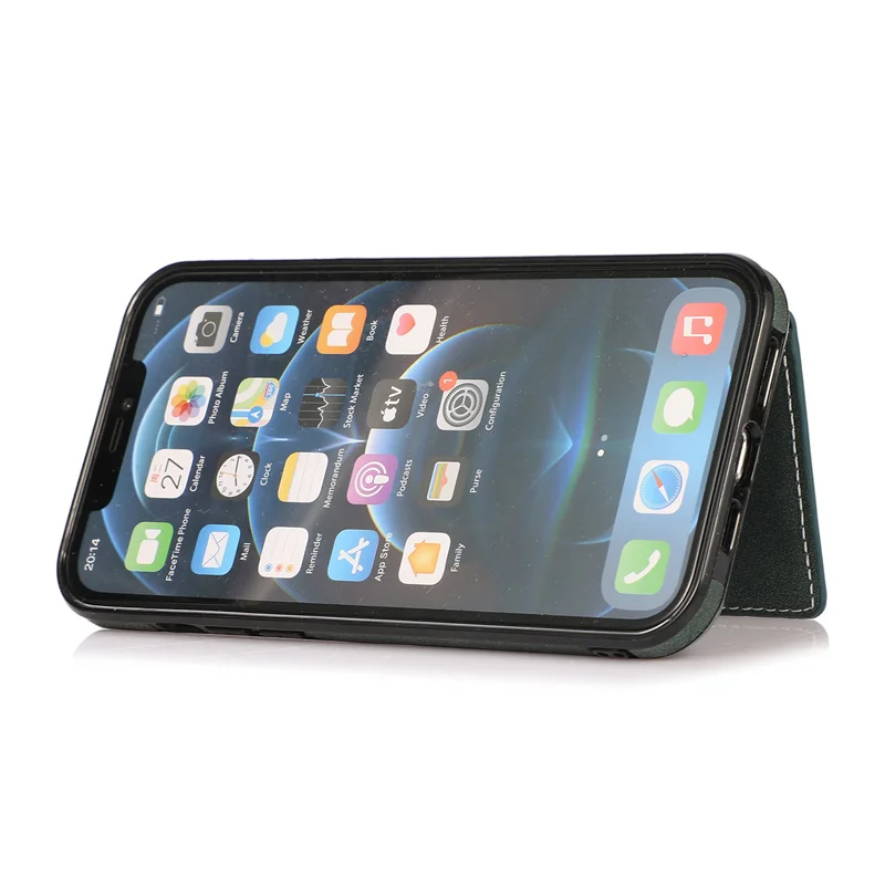 Чехол для iPhone 7 8 Plus XR 11 12 14 с отделением карт