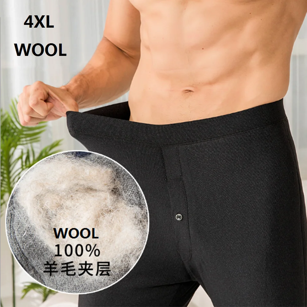 100% merino wool layer mens underwear thermal men legging winter leggings women pants warm trousers long plus size thermo man