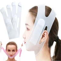 beauty face lift belt v face shaper slimming bandage soft silica gel facial slimming tool thin chin skin firming face massage