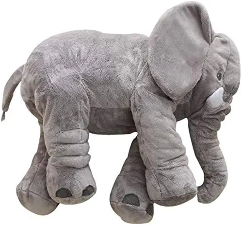 

40/60cm Fashion Stuffed Elephant Plush Toy Baby Animal Plush Doll Soft Pillow Kid Toy Children Room Gift Decoration Bed Toy