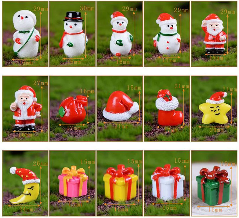 

42mm X 32mm, 1 PieceResin Ornaments Decorations Multicolor Christmas Snowman Get A Shovel And A Broomstick Snowman Cute