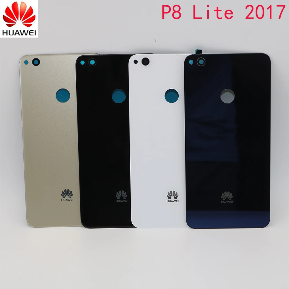 Задняя стеклянная крышка батарейного отсека для Huawei P8 Lite 2017 P9 замена панели