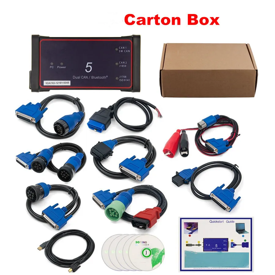 Диагностический инструмент для грузовика Dearborn без Bluetooth диагностический тяжелых