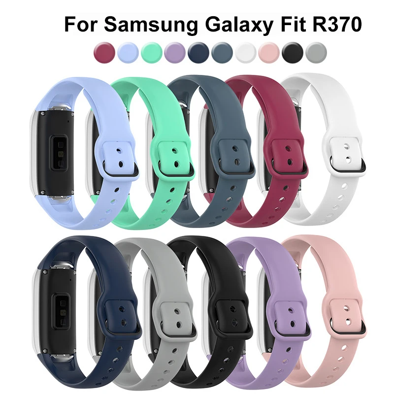 Силиконовый ремешок для смарт часов Samsung Galaxy Fit R370 Смарт часы браслет