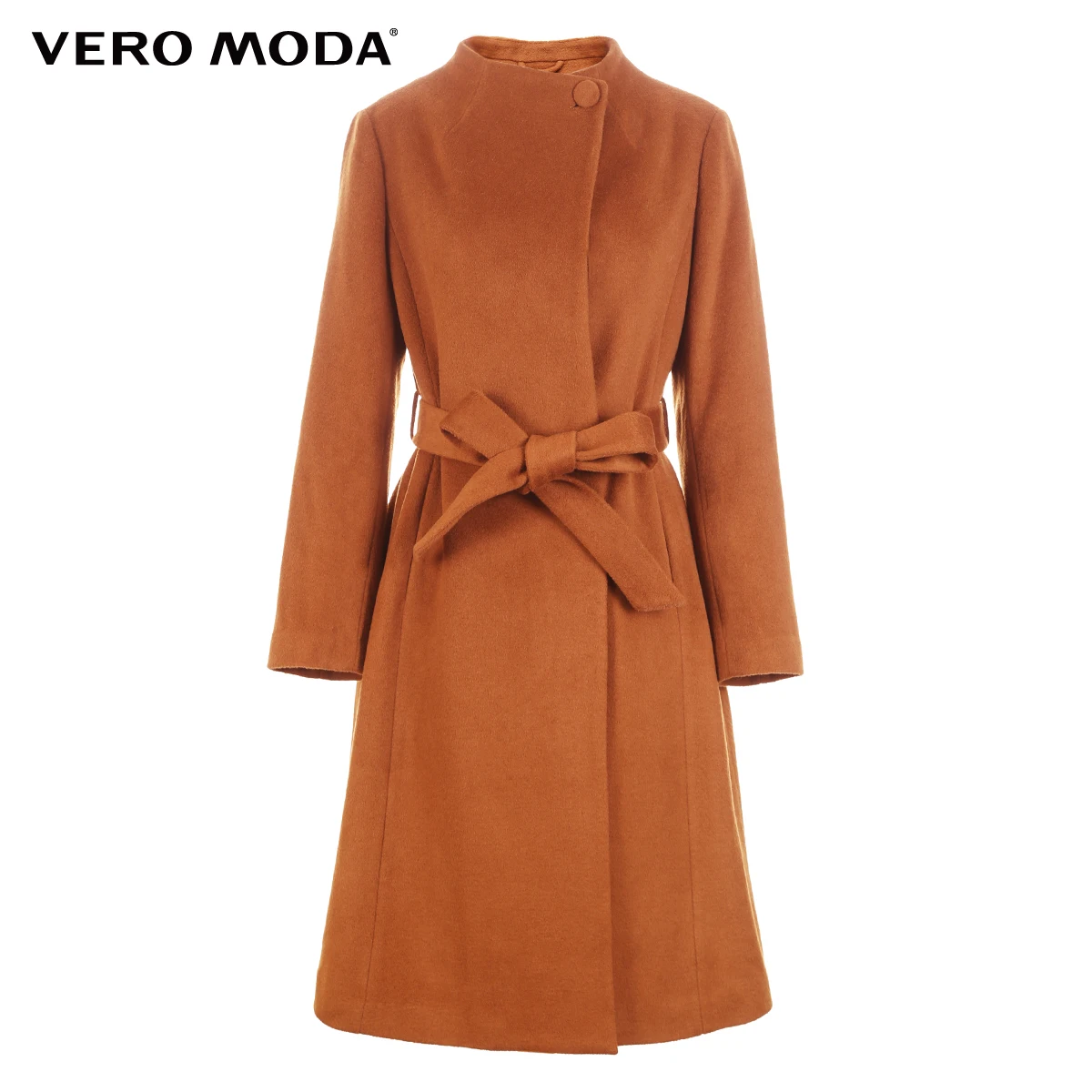 Vero Moda женское маленькое шерстяное пальто с высоким воротником на пуговицах | 318327539
