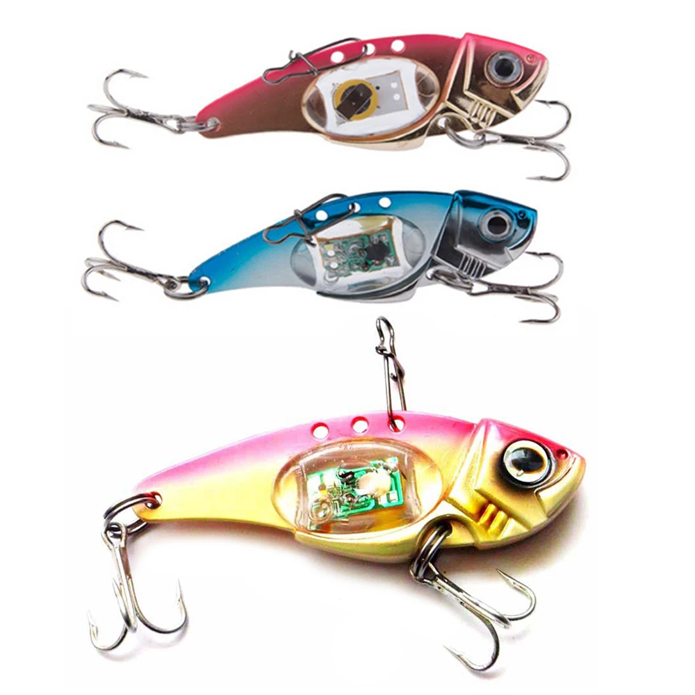 1 шт. водонепроницаемая рыболовная приманка для ловли карпа светодиодный Тройной