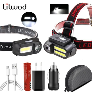 XP-G Q5 COB светодиодный рыболовный головной светильник Применение Перезаряжаемые 18650 Батарея светодиодные фары головного света вспышки светильник лампа фонарь для кемпинга светильник