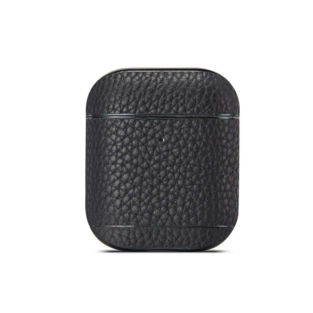Чехол Airpods для коммерческих дел Чехол из натуральной кожи с покрытием для Apple Airpods 1/2 Зарядная коробка Anti-Fall Dust - Цвет: No hook up