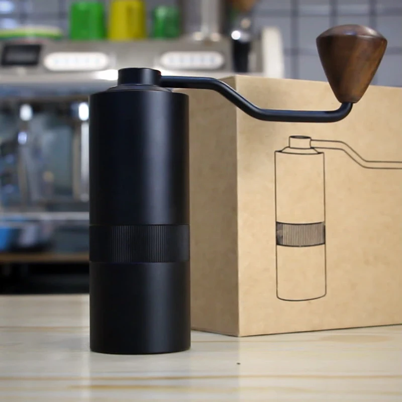 買取 手コーヒーグラインダーミルアルミミニポータブルコーヒーフライス機12レベル調整可能な円錐バリグラインダー