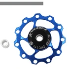 Задний переключатель передач для велосипеда Meroca со стальным подшипником 11T 13T, направляющее колесо, ультралегкий шкив для горного велосипеда