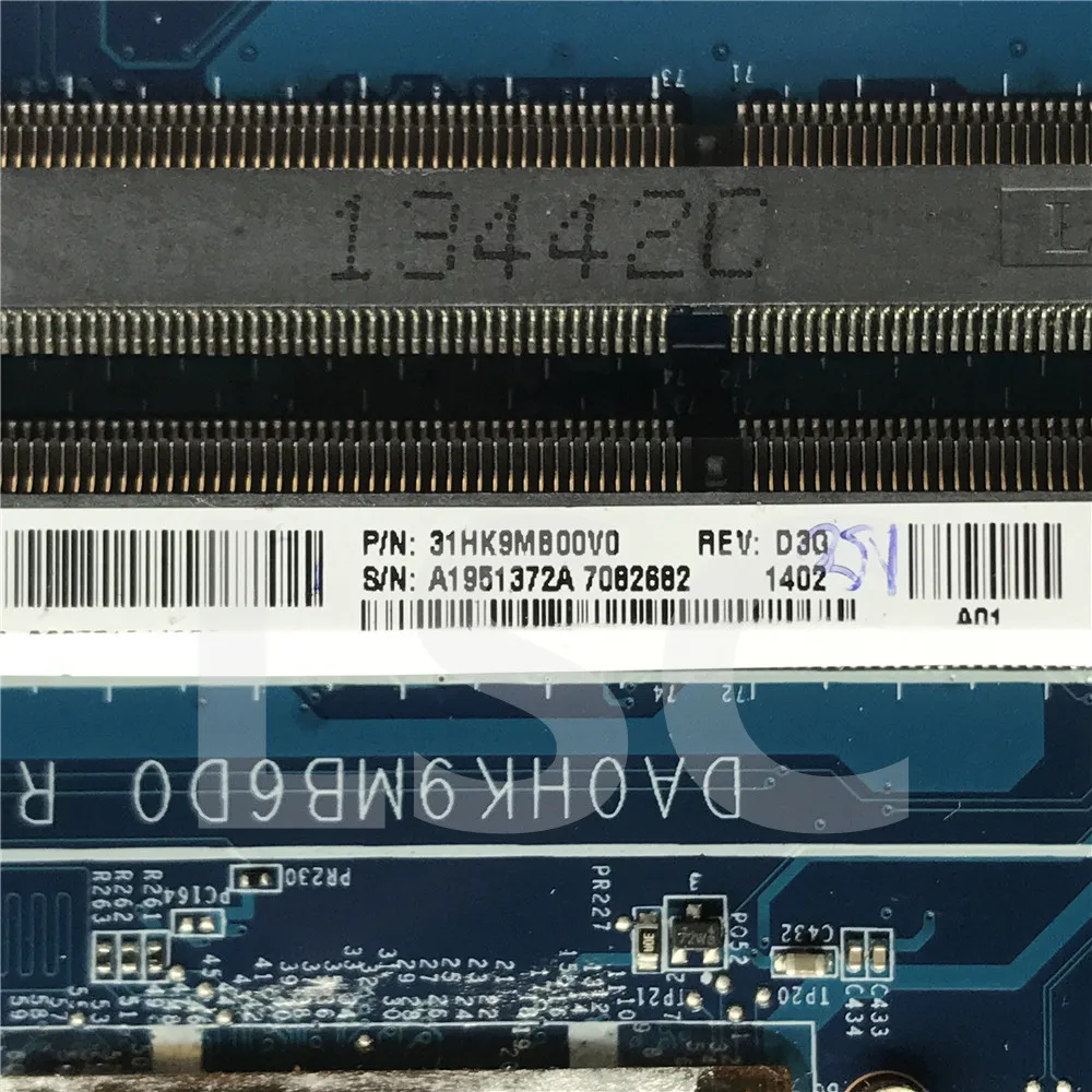 СОП для Sony SVF152 SVF152A Материнская плата ноутбука A1951372A DA0HK9MB6D0 I3-3217U Процессор HM76 GT740M 1
