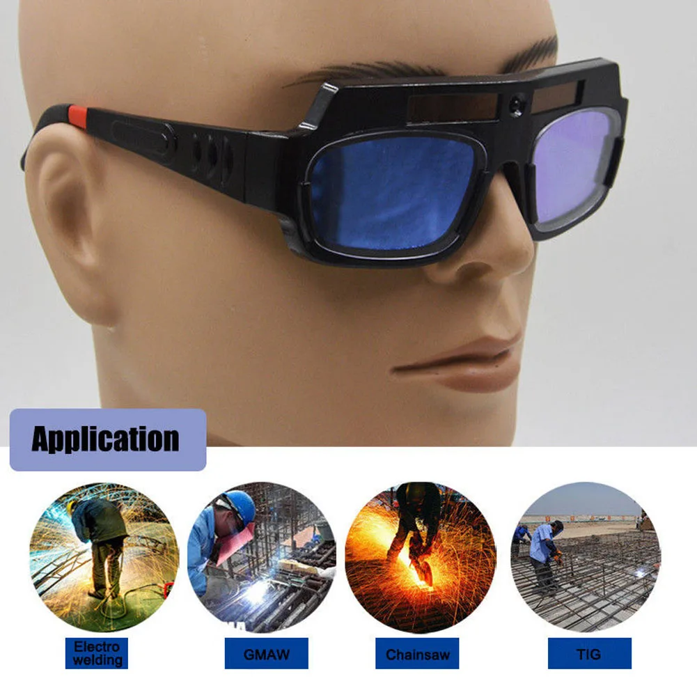 

Solar Powered Safety Goggles Auto Darkening Welding Eyewear Eyes Protection Welder Glasses Mask Helmet Arc B99