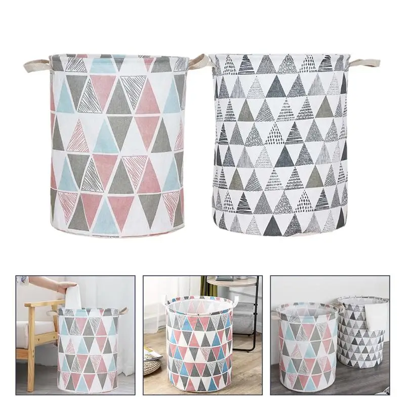 

2pcs Home Laundry Buckets Large Capacity Storage Holders (Assorted Color)