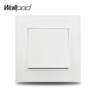 Импульсный настенный выключатель Wallpad S6, 1 комплект, моментальная перезагрузка, для дверных звонков, рулонных штор, мотор с матовой панелью из поликарбоната