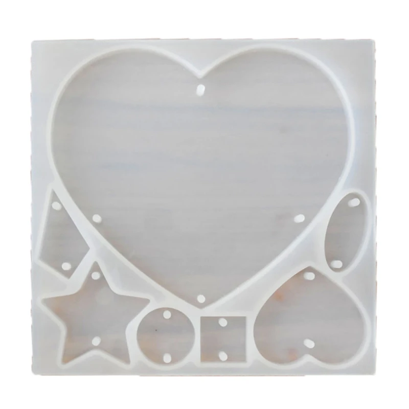 

Heart Earrings Necklace Pendant Resin Molds Silicone Earring Molds Epoxy Resin Jewelry Molds Resin Casting Pendant Molds