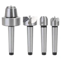 4pcs woodworking thimble sets mt1 wood lathe turning spur cup center set for wood turning tool woodworking thimble