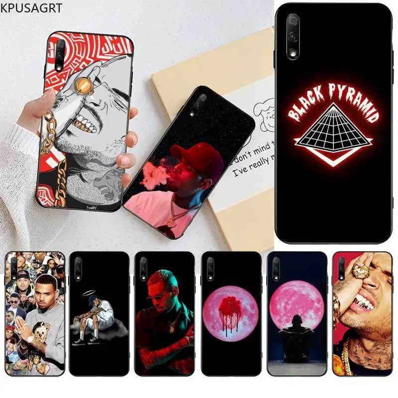 Chris Brown Rap singer Luxury Unique Phone Cover For Huawei Nova 6se 7 7pro 7se honor 7A 8A 7C Prime2019