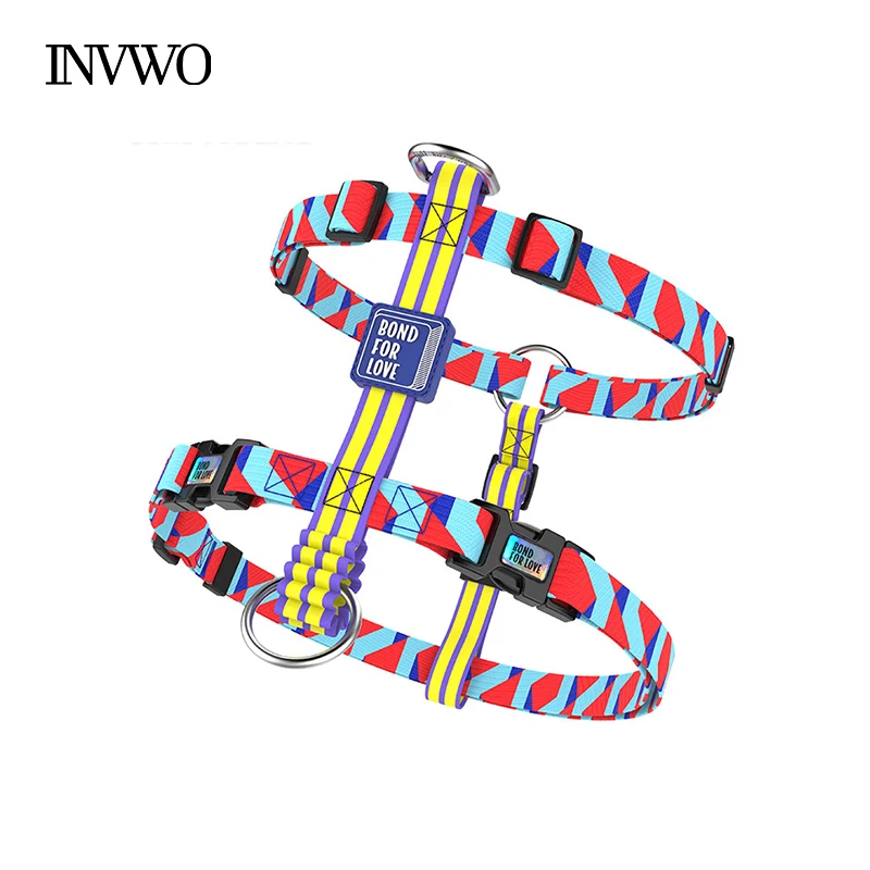 

Ремень INVWO для питомцев, легкая + Серия I-образный нагрудный ремень для всех пород, для маленьких, средних, больших, корги, Сиба-ЛНУ, для прогул...