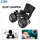 Стоматологическая лупа 2,5x 3,5x, бинокулярная медицинская папка в стекле, es лупа, стоматология, хирургическое Оптическое стекло, линза, стоматологическая лупа с зажимом