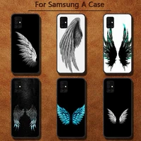 wing angel girls phone cases for samsung a91 01 10s 11 20 21 31 40 50 70 71 80 a2 core a10