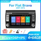 Автомобильный DVD-плеер IPS DSP, 4 Гб ОЗУ, 2 Din, Android 11, для FiatBravo 2, 2007, 2008, 2009, 2010, 2011, 2012, мультимедийный стерео, GPS-навигатор