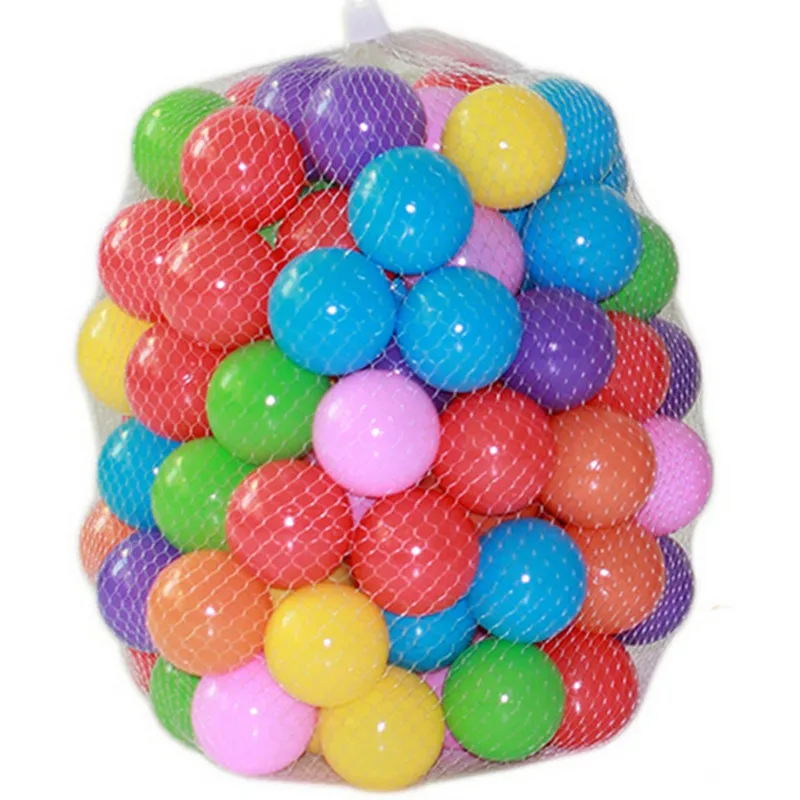 

5.5CM 200pcs/lot Marine Ball Mixed Colors Ocean Balls Baby Bath Toys Ball Pits Amusement Park Supplies