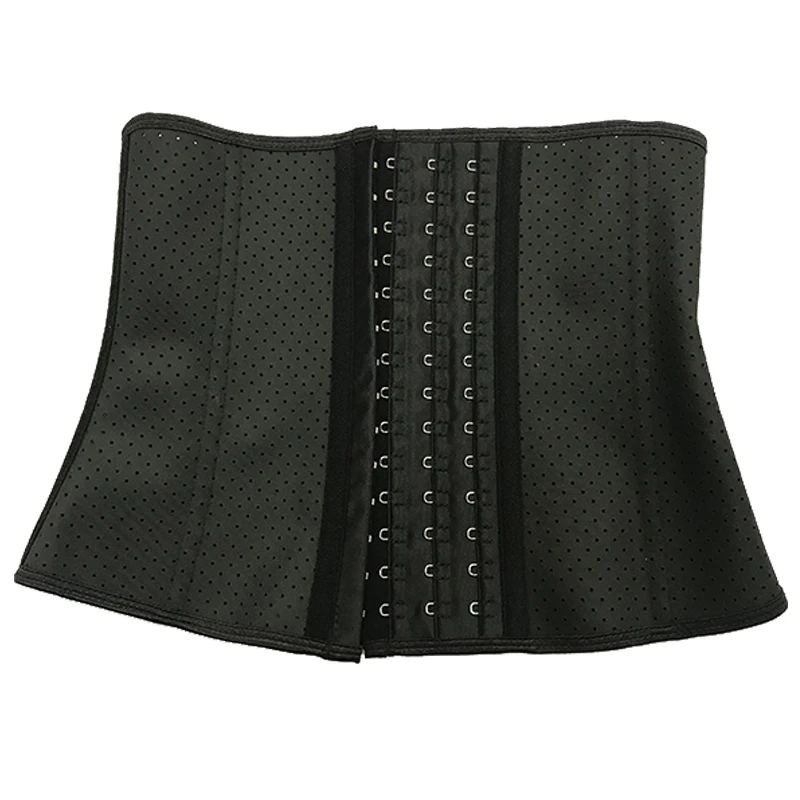 Корсет женский сетчатый латексный утягивающий пояс со стальными косточками