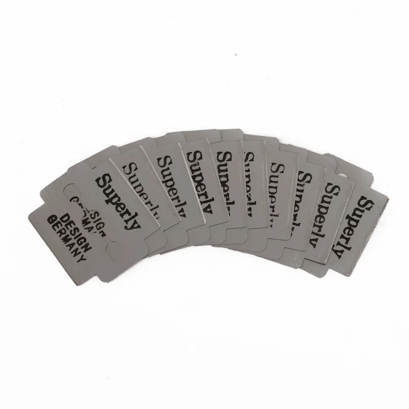 Высокое качество 10 шт. бритвенные лезвия из нержавеющей стали для мужчин с