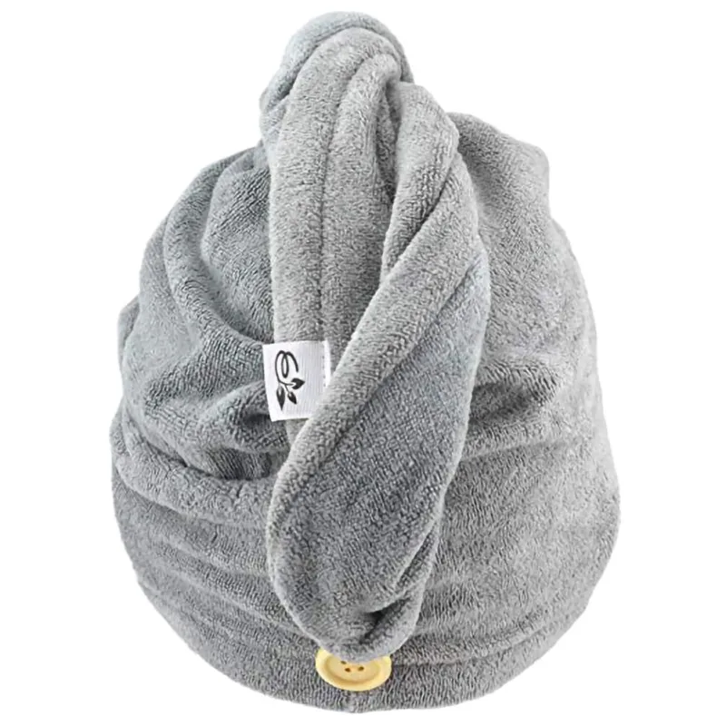 Быстрое высыхание волос для женщин одноцветная лаконичная сухая шапка