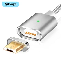 elough e03 magnetic charger micro usb cable for xiaomi huawei android mobile phone fast charging magnet microusb data cable wire