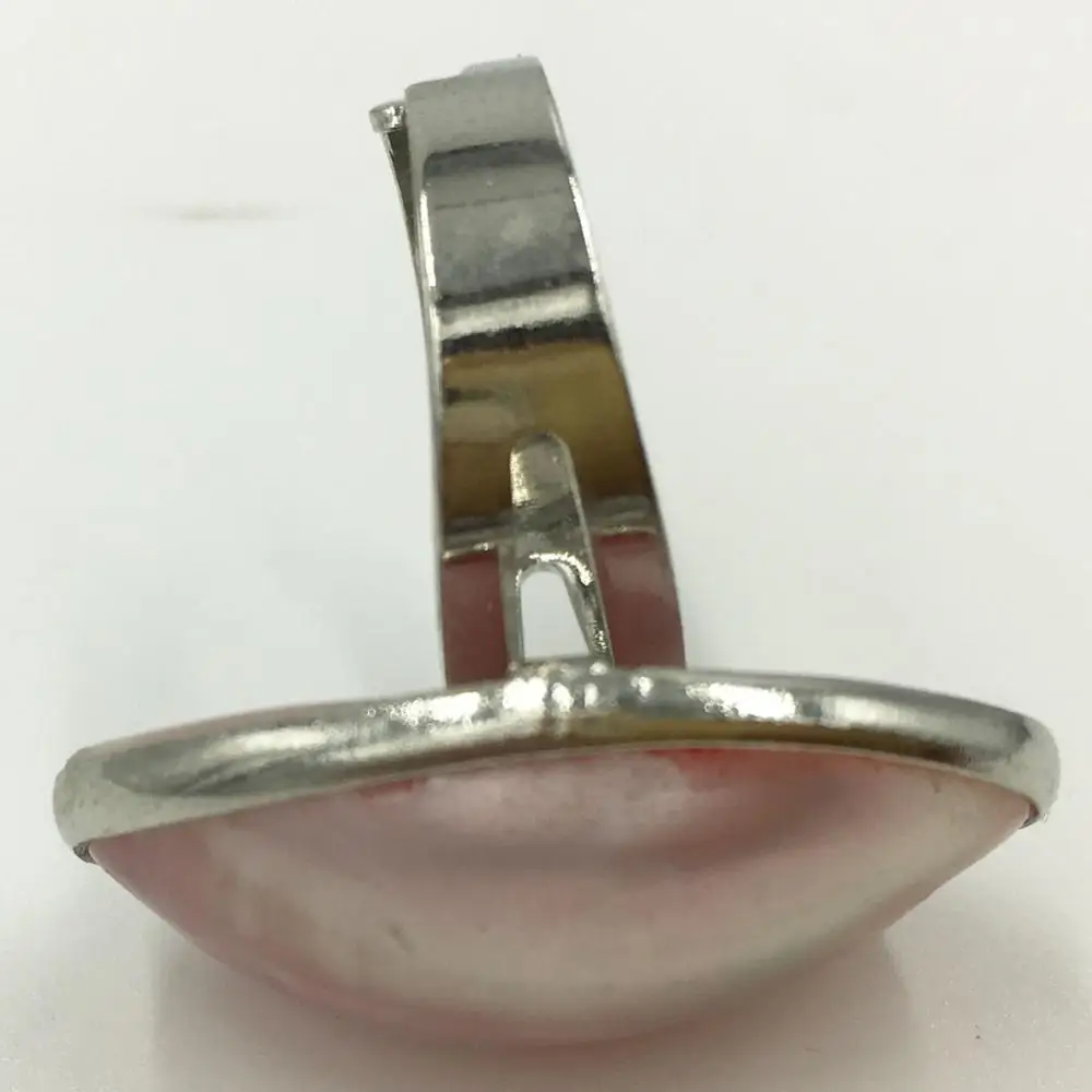 Бесплатная доставка красивое украшение розовое кольцо с жемчужной ракушкой