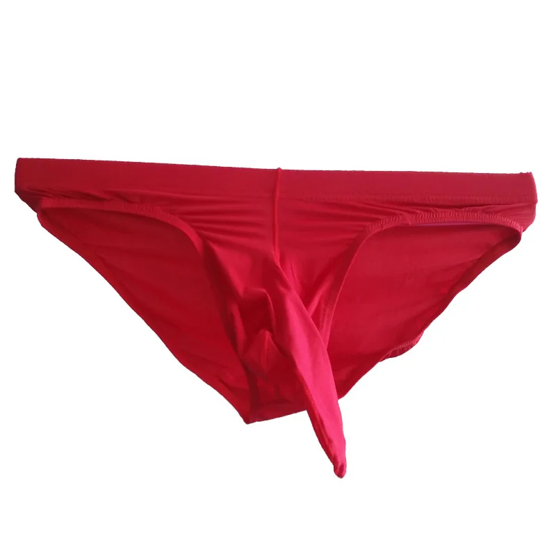 Мужские трусы брифы с мешочком для пениса черные дышащие в форме слона