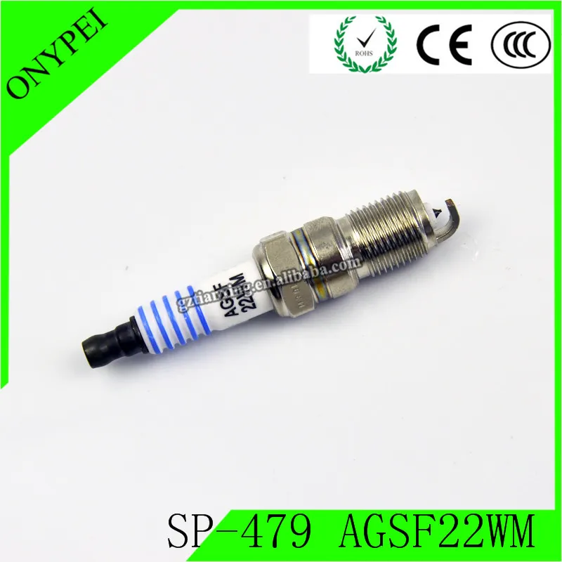 8 шт SP 479 AGSF22WM покрытая платиной Свеча зажигания Разъем для Ford экспедиции SP479 AGS F22