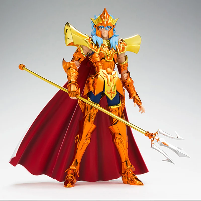 

JM Model Saint Seiya EX Poseidon Marina Julian Solo PVC Figure Model Metal Armor Saint Cloth Figural Toys Brinquedos