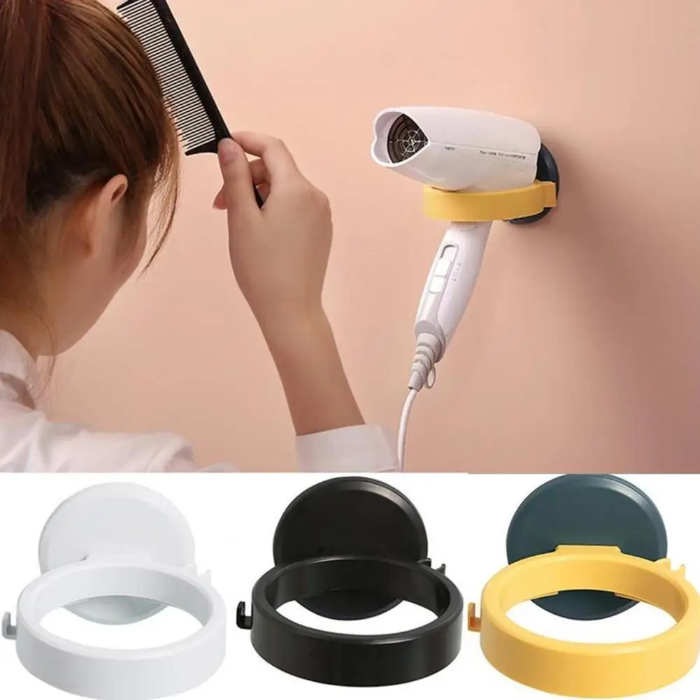 

Настенный держатель для фена из АБС-пластика, органайзер для ванной комнаты, полка для хранения, держатель для фена, аксессуары для ванной к...