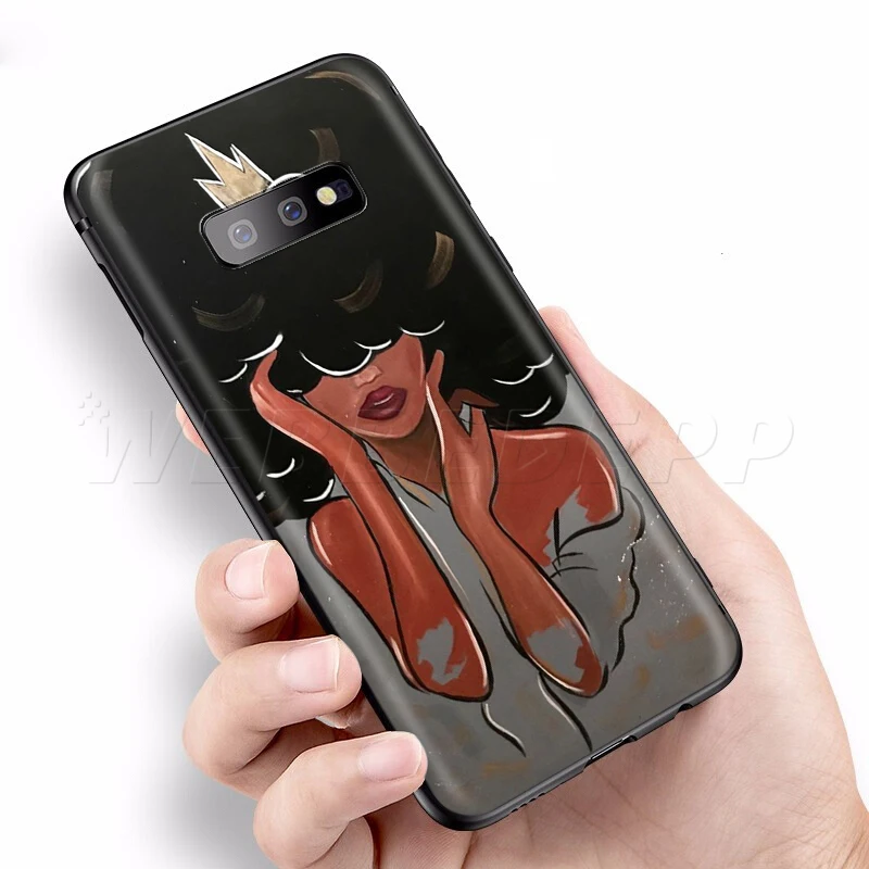 Webbedepp 2 бунц меланина попсовое чехол для Samsung Галактики S7 S8 S9 S10 Edge Plus Note 10 8 9 A10 A20 A30