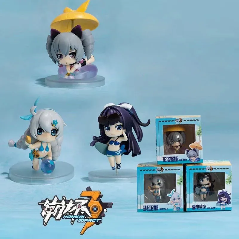 Honkai Impact 3 фигурка Райден Мэй Броня зайчик Kiana Kaslana Q версия Коллекционная