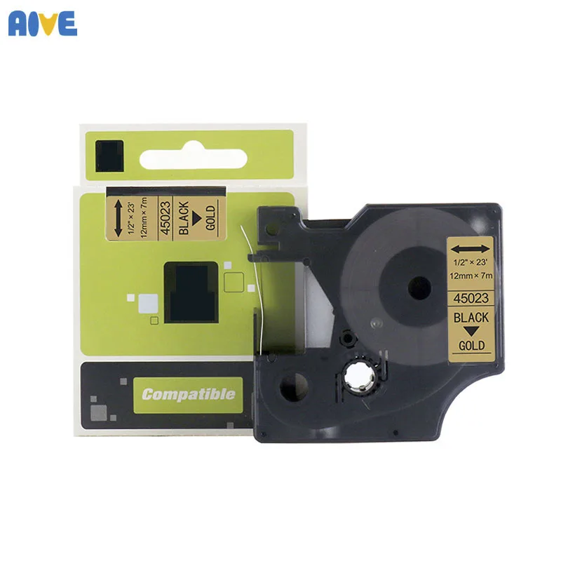 5pcs 12MM Multicolor 45013 45010 45022 45023 45011 45020 Compatible Dymo D1 Label Tapes for label manager LM220 LM450 PNP | Компьютеры и