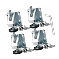 4pcs adjustable leveling feet heavy duty carbon steel ajuster leveling foot lever leg with wrench and screws for cabinet