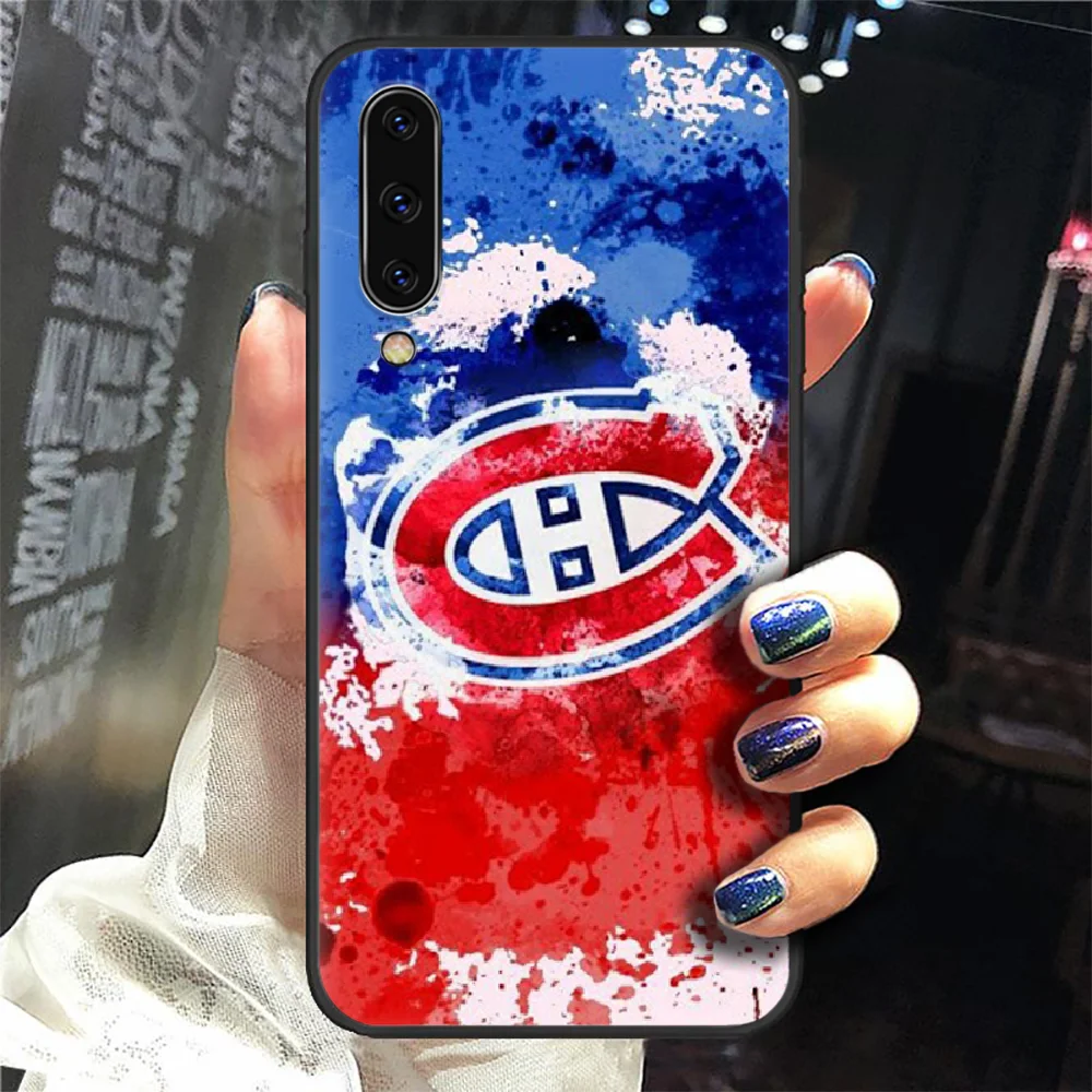 

Ice Hockey Montreal Canadien Phone Case Cover For Samsung Galaxy A10 A20 A30 E A40 A50 A51 A70 A71 J 5 6 7 8 S black Back