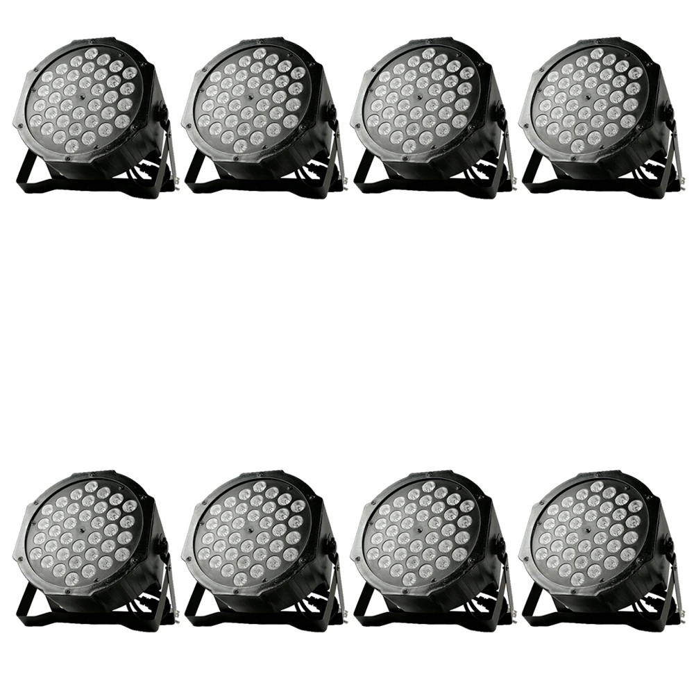 8 шт./36x3 Вт Светодиодный светильник для дискотеки с управлением DMX512