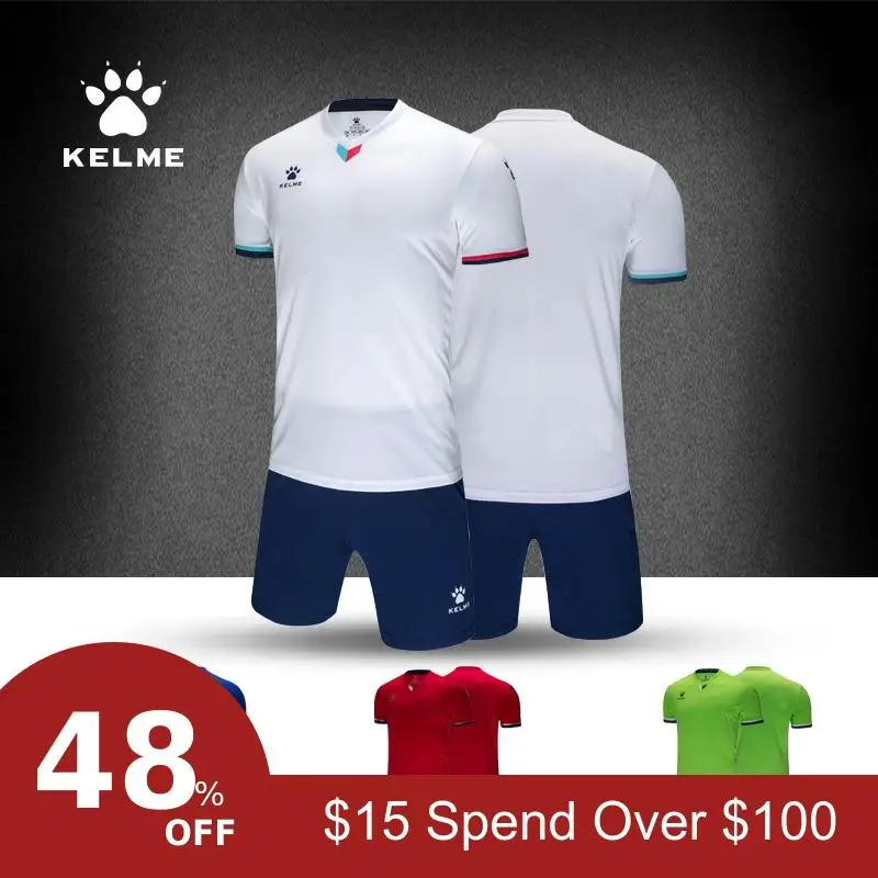 Kelme, Мужская футболка для футбола, тренировочная футболка, набор, заказной дышащий Survete, Мужская футболка, 3891048