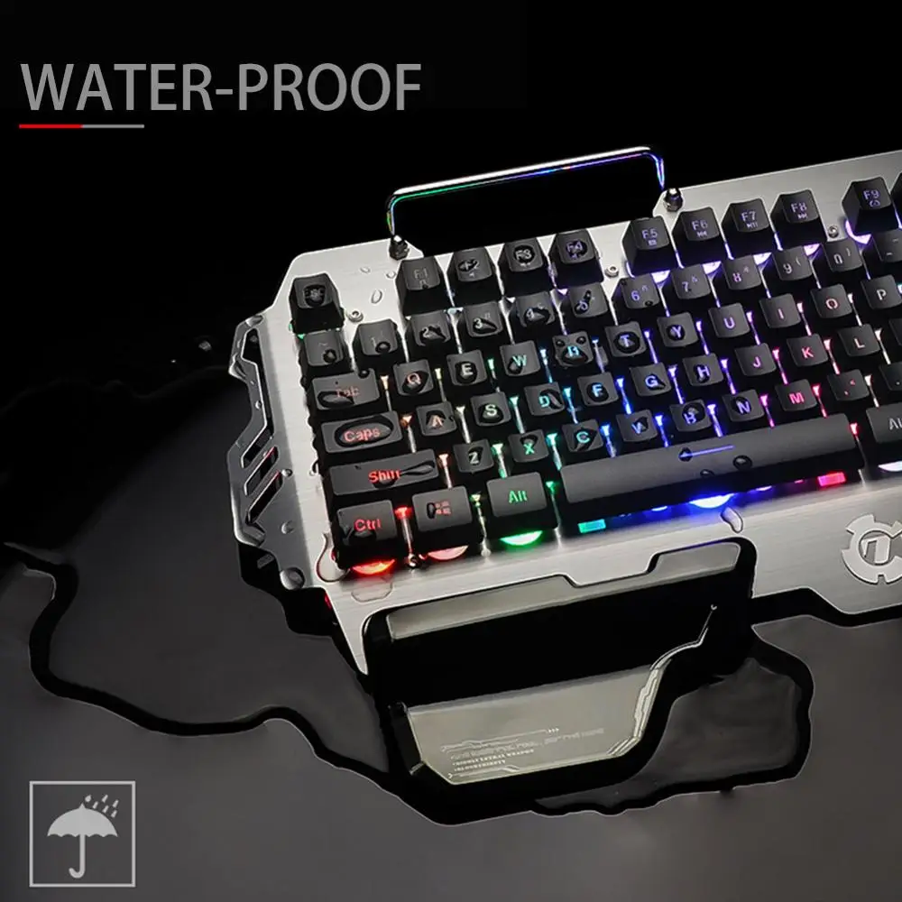 

PK-900 Gaming Keyboard RGB Multicolor Backlight Gamer Computer Keyboard Anti-Ghosting Ergonomics for PC Laptop Desktop