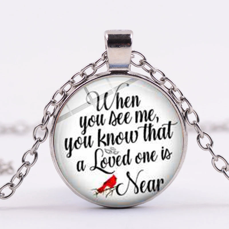 CHSXY Канада уникальная красная птица на удачу подвеска ожерелье Кардиналы когда