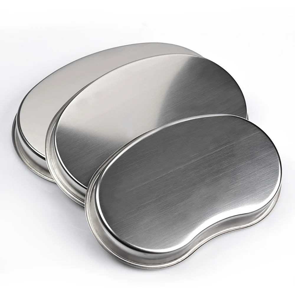 Нержавеющая сталь медицинских и стоматологических инструментов Bend Tray Desinfection Plate для бровей, губ, татуировки, стерилизации аксессуаров.