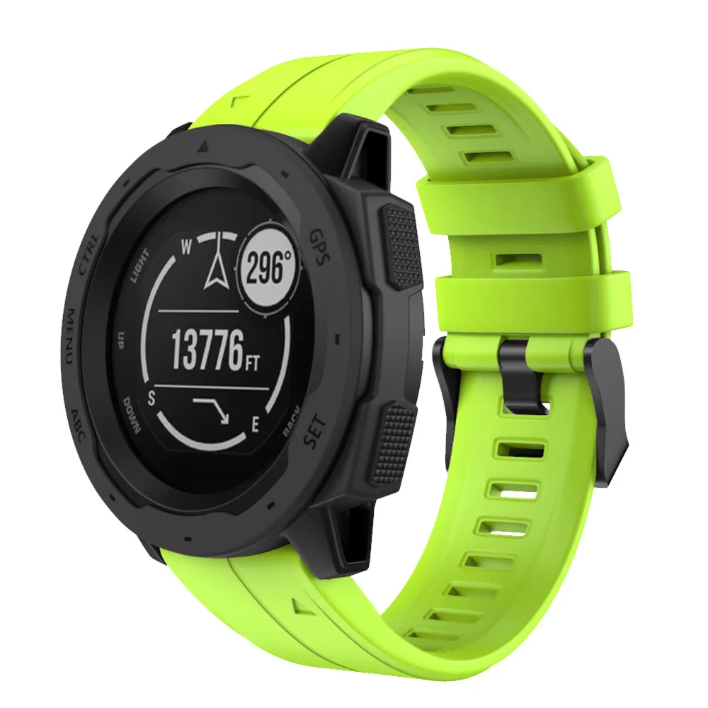 Quick Release Easy Fit силиконовый сменный ремешок для часов Garmin Instinct спортивный красочный